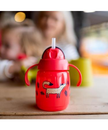 Tommee Tippee Superstar Weighted Straw Cup 300ml Green | Toddler Cup with INTELLIVALVE Leak-Proof Technology | BACSHIELD Antibacterial | 6m+ | Pack of 1 - Buy Online on SooperMarket.com