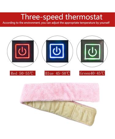 Cypeason 2 PCs Heating Scarf & Neck Pillows - Washable Portable Soft & Comfortable Heated Neck Warmer - Perfect for Relief - Pink - Buy Online on SooperMarket.com