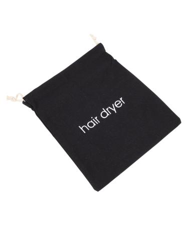 MUSISALY Hair Dryer Storage Bag Hotel Hair Dryer Bag Drawstring Bag Hair Dryer Organizer Hair Dryer Travel Bag Hotel Storage Bag Hair Dryer Supplies Guest Room Supplies Storage Organizer 33.00X30.00X0.50CM Black