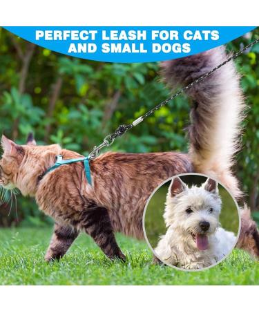 SCIROKKO Reflective Cat Leash - 30ft Escape Proof Durable Walking Lead for Kittens, Puppies, Rabbits - Black - Buy Online on SooperMarket.com