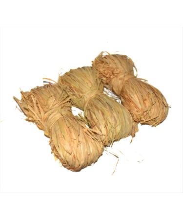 J Jiayu 180g Natural Wine Coconut Fiber Paper Ribbon Woven Decorative Gift Packaging Ribbon Total Length 3 x 60g Bouquet Decorative Crafts Christmas Raffia