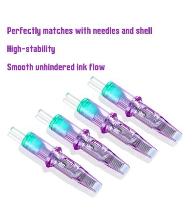 MICEYA Disposable 9M1 Tattoo Cartridge Needles #12 Standard Regular 9 Single Stack Magnum - 20Pcs - Buy Online on SooperMarket.com