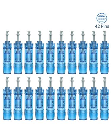 Dr. Pen Cartridges 42 Pins - 20 Pack Original Microneedling Replacement Needles for Ultima A8S M8S A9 - High-Quality Derma Stift Accessories - Buy Online on SooperMarket.com
