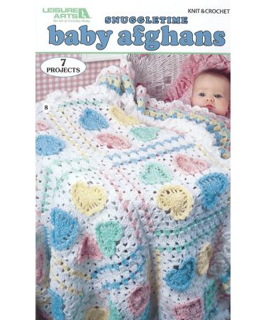 Leisure Arts Snuggletime Baby Afghans Crochet Book