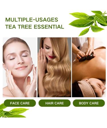Tea Tree Face Serum - Tea Tree Oil Hyaluronic Acid Serum Dark Spot Correcting Glow Serum Korean Serum Tea Tree Cream Skin Brightening Hydrating Serum For All Skin Types 30ml - Buy Online on SooperMarket.com