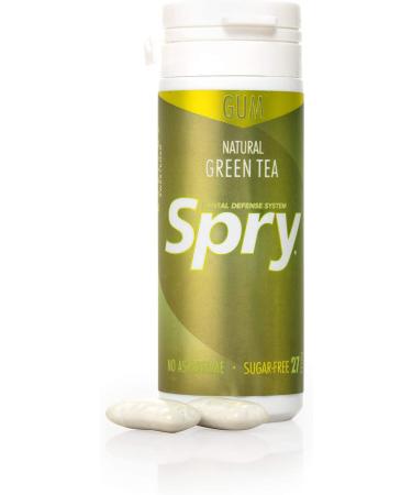 Xlear Spry Green Tea Sugar-Free Chewing Gum - 27 Pieces - Fresh Breath & Oral Health - Buy Online on SooperMarket.com