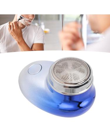 Beard Trimmer for Men Stainless Steel Electric Cordless USB Rechargeable Beard Hair Trimmer Electric Beard Clipper Fine Trimming Portable Beard Trimmer for Travel Use (Gradient Gradient Blue - Buy Online on SooperMarket.com