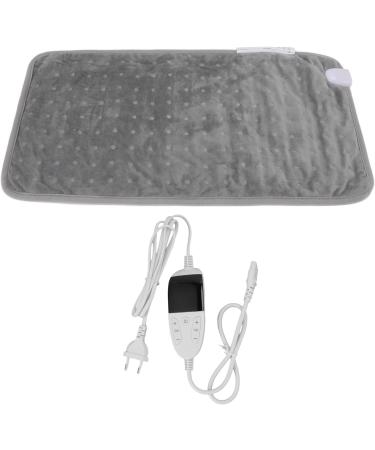 Huairdum Electrical Heating Mat - Soft 6-Gear Heating Blanket for Office Living Room & Bedroom - Comfortable LCD - EU Plug 220-240V (Gray) - Buy Online on SooperMarket.com