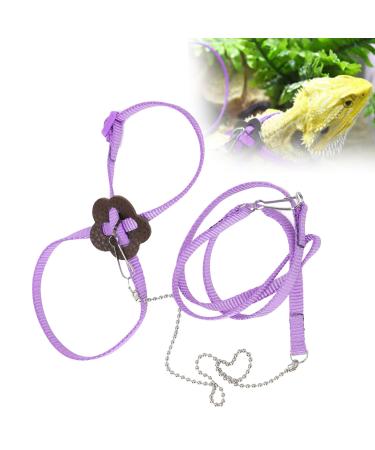 Adjustable Lizard Harness Adjustable Bearded Dragon Harness and Leash Walking Lead Control Traction Rope for Reptiles