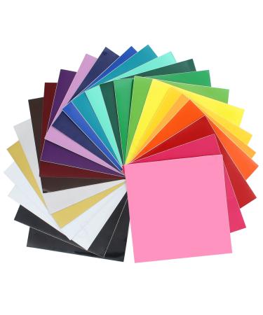 ORACAL 651 Glossy Vinyl - 24 Pack of Top Colors - 12 x 12 Sheets