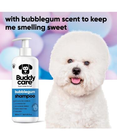 Chewing Gum Dog Shampoo - Deep Cleaning Aloe Vera & Pro-Vitamin B5 | BuddyCare 500ml - Sweet Fragrance for Fresh & Clean Pets - Buy Online on SooperMarket.com
