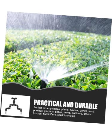 BCOATH 5pcs Reptile Tank Spray Head Reptiles Reptile Moss Moss for Plants Landscape Spray Nozzle Garden Spray Nozzle Reptile Supplies Garden Sprinkler Universal Sprinkler Nozzle Pet Tank 13.5X14X2CMx5pcs Blackx5pcs - Buy Online on SooperMarket.com