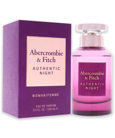 Abercrombie & Fitch Authentic Night Women 3.4 oz EDP Spray - Buy Online on SooperMarket.com