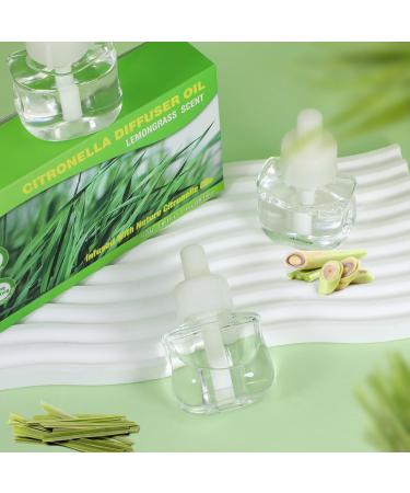 SCENTORINI Citronella Plugin Refills - Compatible with Air Wick Scented Oil Warmers | Essential Oil Air Fresheners for Home & Bathroom | 3 Refills - Buy Online on SooperMarket.com