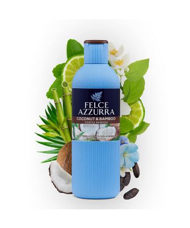 Felce Azzurra Coconut and Bamboo Body Wash - 22 oz - Hydrating and Revitalizing Shower Gel for All Skin Types - Buy Online on SooperMarket.com