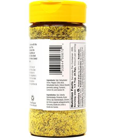 Badia Lemon Pepper Seasoning 184.3g (1) - Buy Online on SooperMarket.com