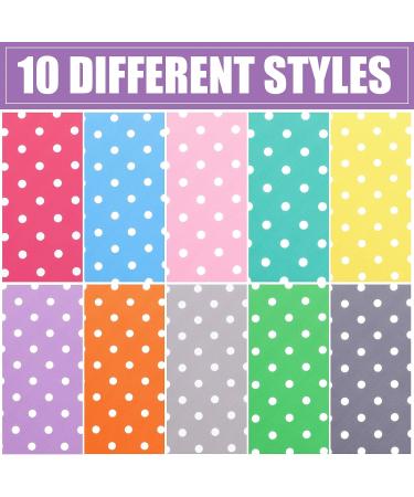 20-Piece Adjustable & Washable Dog Bandanas | Polka Dot Triangle Scarf for Small to Medium Pets - Buy Online on SooperMarket.com