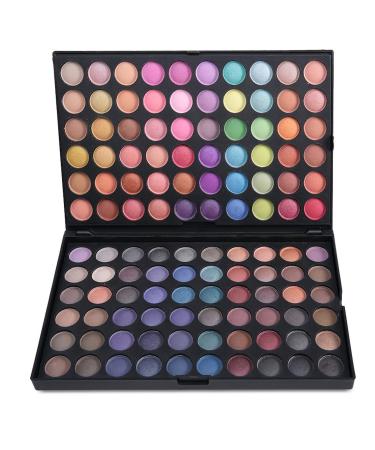 Joyeee 120 Naked Eyeshadow Palette  Highly Pigmented Warm Color Makeup Palettes Sweatproof Matte Pearl Shimmer Eye Shadow for Eye Makeup  Pink Purple Smokey Black Eyeshadow Makeup Pallet 3 3 120 colors eyeshdow palette