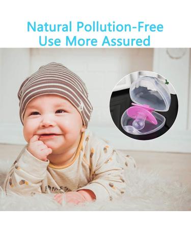 Buy 5 Transparent Pacifier Boxes with Cord - Portable & Dustproof Storage for Babies - Buy Online on SooperMarket.com