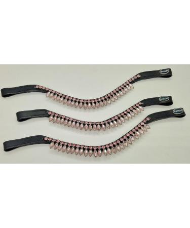 Buy Tyssons Breeches Drop Herring Strap Strass Drops Rosa Blue Leather Bridle for Minishetty Shetty VB WB X Full Thoroughbred - Pink & Black Glitzer - Buy Online on SooperMarket.com