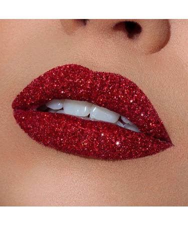 BEAUTYBLVD Glitter Lips Kit - Ruby Slippers | Waterproof, Smudge Proof, Long Lasting | Cruelty Free - Buy Online on SooperMarket.com
