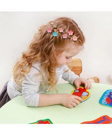 30 Pcs Matte Cherry Blossom Mini Flower Claw Clips - Cute Hair Accessories for Girls & Women - Buy Online on SooperMarket.com
