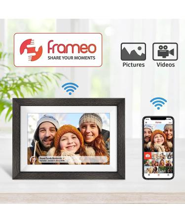 Frameo 10.1 Smart Digital Picture Frame 32GB Memory | WiFi | HD IPS Screen | Auto-Rotate | Easy Setup | iOS & Android App by MQQC - Buy Online on SooperMarket.com