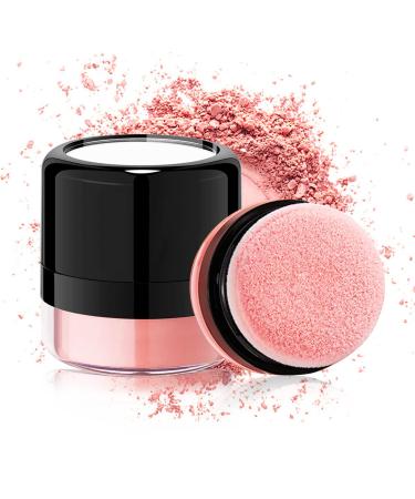Cream Blush Stick Air Cushion Blush Loose Powder Blush Natural Soft Shimmer Blush Makeup For Cheeks (01Coral Red)