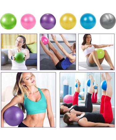 XIECCX Mini Yoga Ball 9 Inch - Home Exercise Pilates Therapy Balance Ball for Core Training - A-purple - Buy Online on SooperMarket.com