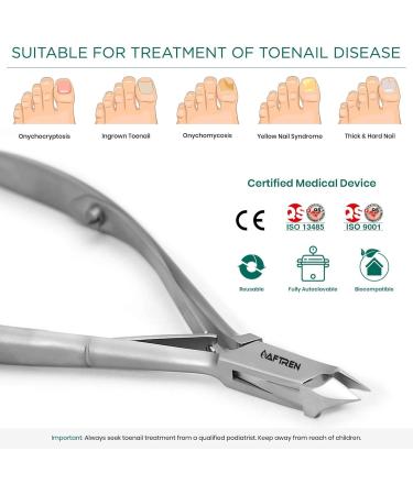 Cuticle Cutter Cuticle Pusher Cuticle Nipper Professional Stainless Steel Cuticle Cutter Durable Cuticle Cutter Pedicure Manicure Tools for Fingernails and Toenails - Buy Online on SooperMarket.com