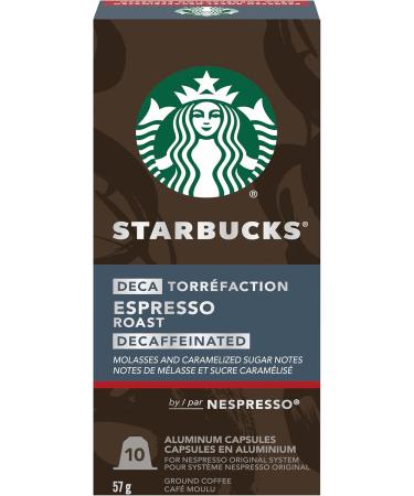 Starbucks By Nespresso Pike Place 5 X 10 Nespresso Coffee Pods 50 Count & by Nespresso Decaf Espresso Roast Nespresso Coffee Capsules Original Line Compatible 10 Nespresso Coffee Pods - Buy Online on SooperMarket.com