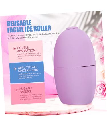 Buy NOLITOY Silicone Face Ice Roller - Purple Ice Facial Massage Tool for Glowing Skin | International Shipping Available - Buy Online on SooperMarket.com