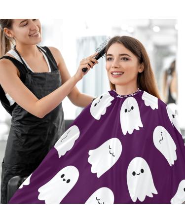 Kigai Happy Halloween Barber Cape - Waterproof Hair Cutting Cape for Men & Women - Adjustable Snap Closure for Professional Salon Use - Buy Online on SooperMarket.com