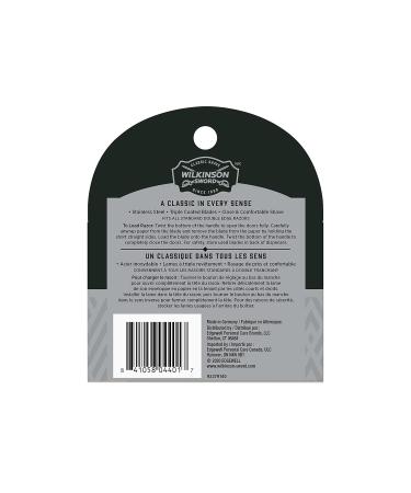 Wilkinson Sword Double Edge Razor Blades Refills - 5 Count | Premium Shaving Supplies for a Smooth Finish | International Shipping Available - Buy Online on SooperMarket.com