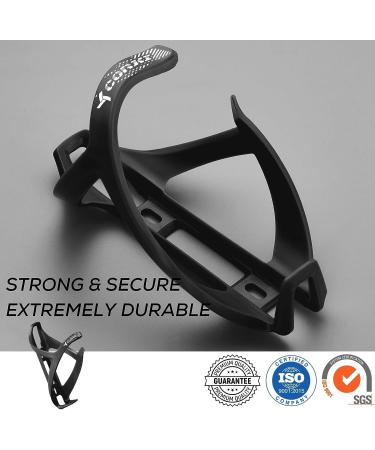 Corki Cycles Right Side Load Bike Water Bottle Holder - 2 Pack Black Cage for Road & Mountain Bikes - Buy Online on SooperMarket.com