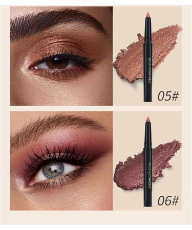 Eyeshadow Pen Collection 6 Colros Creamy Eyeshadow Sticks Long Wear Makeup Set For Women B - Buy Online on SooperMarket.com
