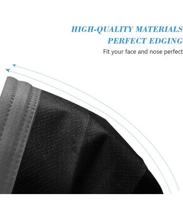 Taimu TM Black Disposable Face Masks for Protection - 50 Pack Safety Masks for Men and Women - Buy Online on SooperMarket.com