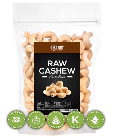 Premium Raw Whole Cashews - 48 oz (3 lb) - 100% Natural & Non-GMO - Keto & Paleo Diet Friendly - Buy Online on SooperMarket.com