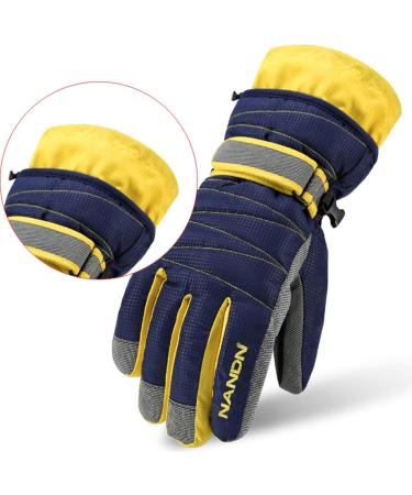 Ski Gloves Couple Outdoor Cold-Proof Plus Velvet Riding Gloves Wind-Proof Cold-Resistant Warm Split-Finger Gloves Lorange - Buy Online on SooperMarket.com