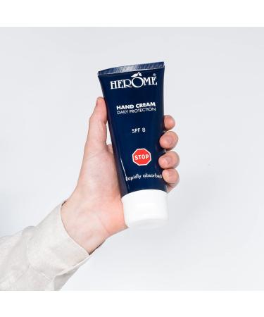 Herome Hand Cream Daily Protection 200ml | Fast-Absorbing Moisturizer for Dry Hands | International Shipping Available - Buy Online on SooperMarket.com