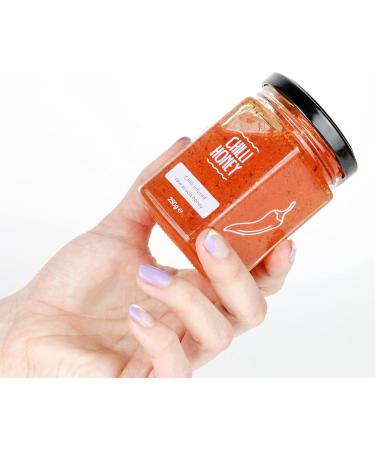 BeeHype Chilli Honey with Pepperoncino Peppers - 250g | Natural Acacia Honey, No Preservatives, No Refined Sugars | Vegetarian, Nut & Dairy-Free - Buy Online on SooperMarket.com