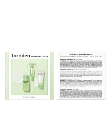 Torriden BALANCEFUL Cica Trial Kit | Vegan Gotu Kola Skincare 4-Step Regimen | Hypoallergenic Korean Skincare for All Skin Types - Buy Online on SooperMarket.com