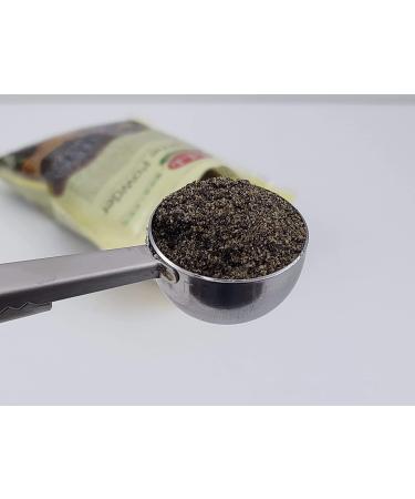 Greenmax Black Sesame Powder 10.6 oz (Pack of 2) Roasted Fine Grind Pure Sesame Seeds with TwinFortune Stainless Steel Scooper and Bag Clip Tool - Buy Online on SooperMarket.com