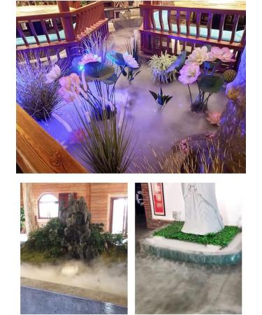 Okby Ultrasound Fogger - Efficient Water Well Pond Atomizer Humidifier with EU Adapter | Cold Fog & Negative Ions for Damp Air - Buy Online on SooperMarket.com