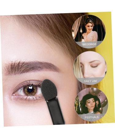 WOFASHPURET 100pcs Mini Eyeshadow Swab Black Eyeshadow Makeup Blender Eyeshadow Makeup Brush Make up Miss Set - Buy Online on SooperMarket.com