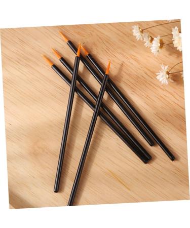 Baluue 100pcs Disposable Eyeliner Brush Practical Eyeliner Brush Curved Eyeliner Brush Facial Tool Plastic 9x6.5cm Black - Buy Online on SooperMarket.com