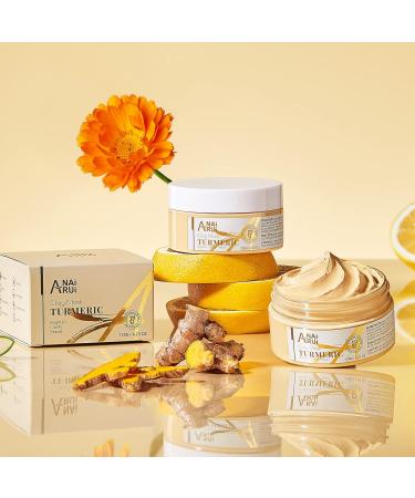 ANAIRUI Clay Face Mask Clay Facial Mask for Radiant Skin 4.23Oz Turmeric - Buy Online on SooperMarket.com