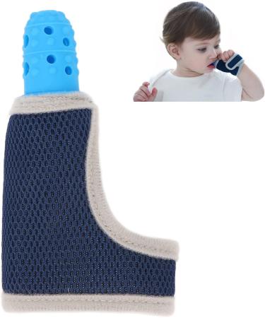 Silicone Thumb Sucking Stop Guard for Babies - Breathable Finger Protector Glove (Blue) - Buy Online on SooperMarket.com