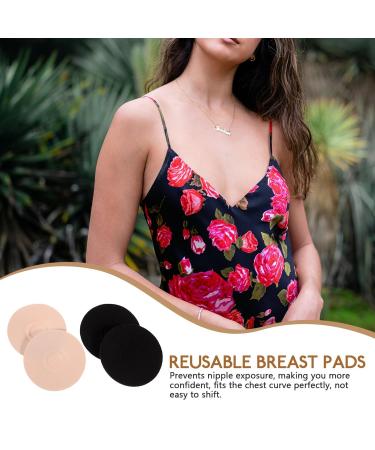 GALPADA 6 Pairs Reusable Breast Pads - Soft Cotton Nursing Pads for Leaking Milk Care | Anti-Chafing Breast Covers & Pasties - International Shipping Available - Buy Online on SooperMarket.com