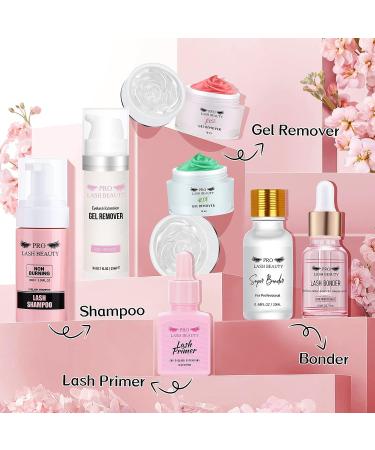 Lash Primer for Eyelash Extensions 15ml - Pre-Treatment Protein for Clean Natural Lashes - Enhance Glue Bonding Retention - Special Dropper Included (Clear) - Buy Online on SooperMarket.com